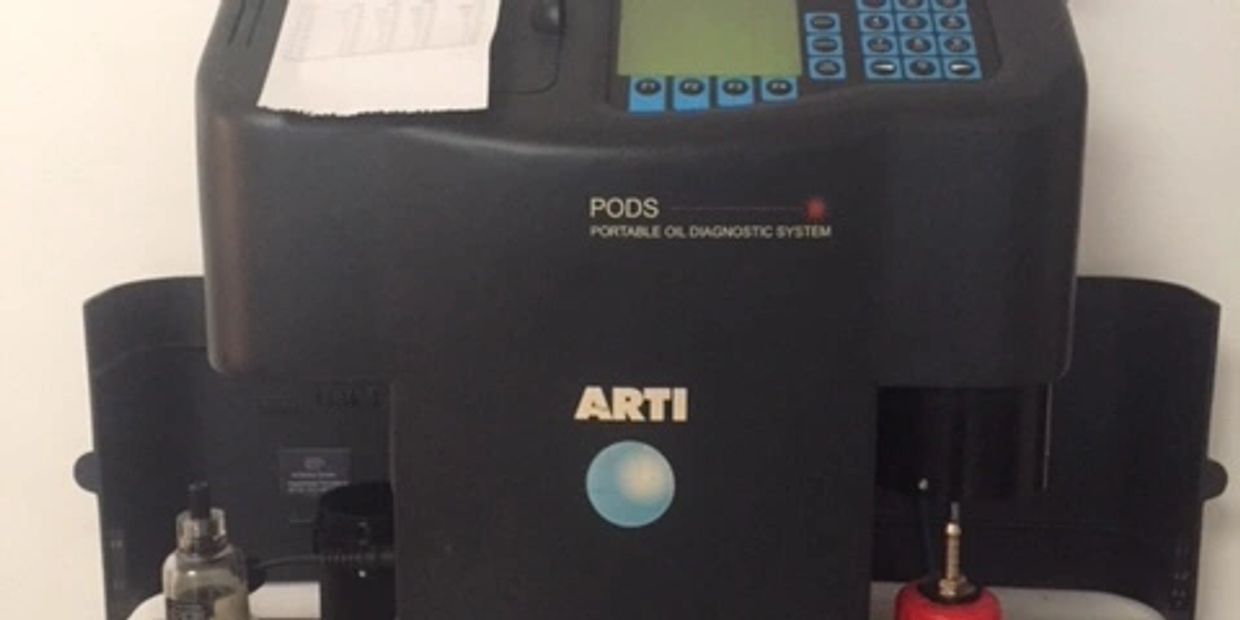 A machine used for oil testing in Melbourne
