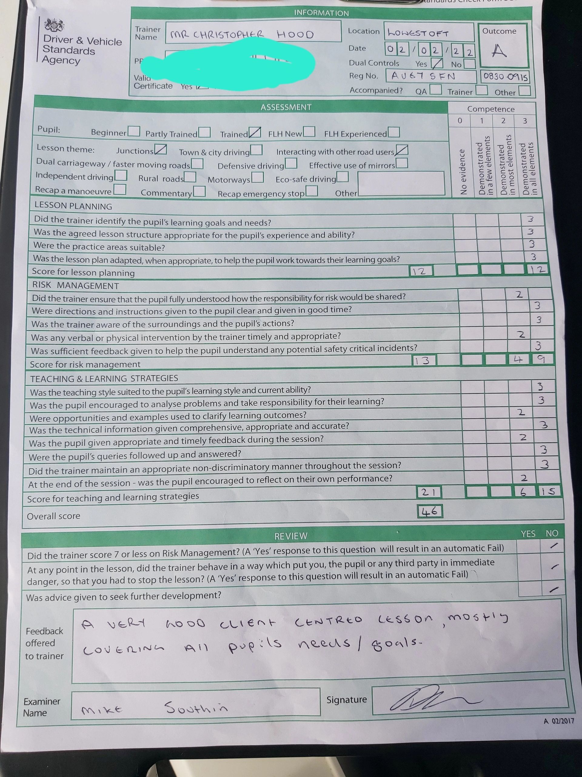 ADI Standards Check Grade 'A'