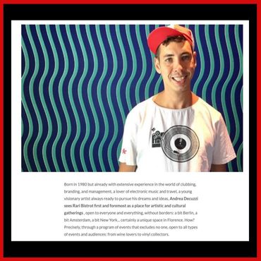 Andrea Decuzzi - Artist and Creative Director in Florence, Italy.