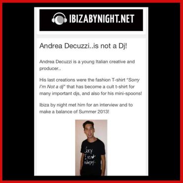 Andrea Decuzzi - Artist and Creative Director in Florence, Italy.