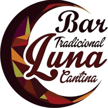 Logo of Bar Tradicional Luna Cantina with a crescent moon design.