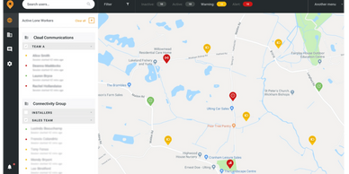 Staysafe lone worker hub