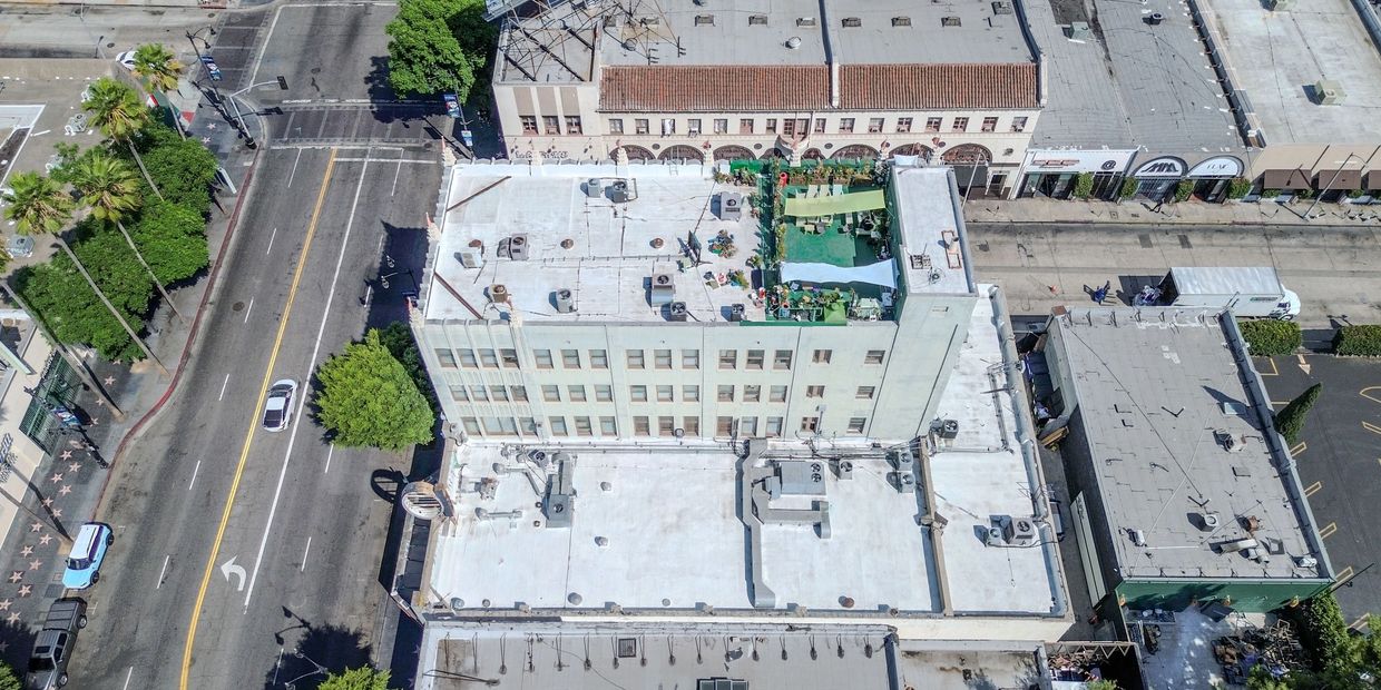 Expert elastomeric roof waterproofing for 7,000 sq.ft. across three Los Angeles commercial roofs. Durable, energy-efficient, and leak-proof.