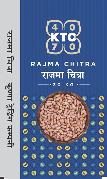 blue bag packaging rajma chitra KTC 4070, rajma brazil, rajma disco, rajma madras, rajma china 