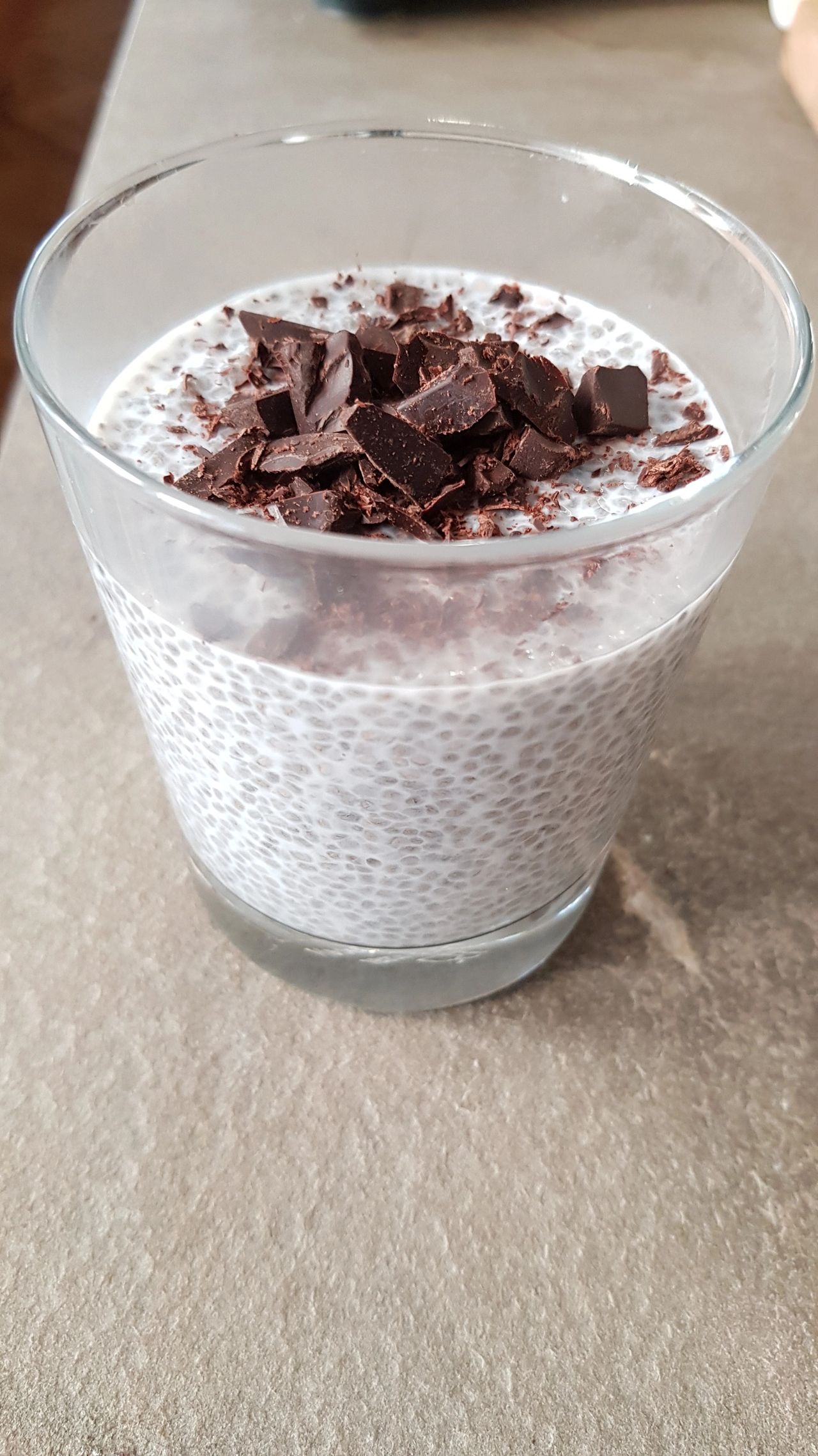 chia pudding al cioccolato