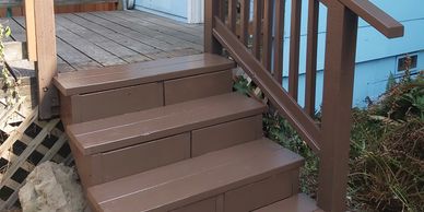 Real Estate Professional Handyman Steps and Handrails