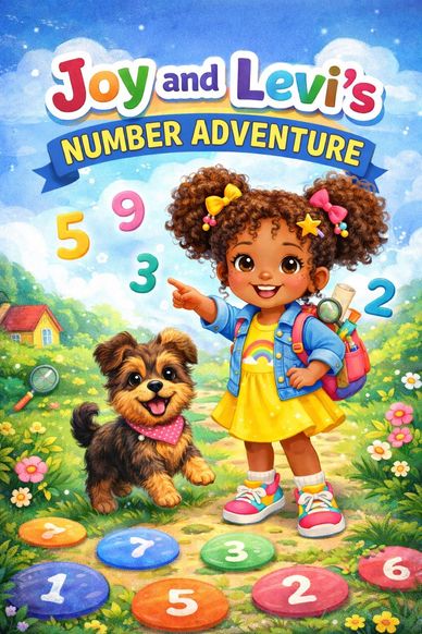 Joy and Levi's Number Adventure with a girl and her dog.