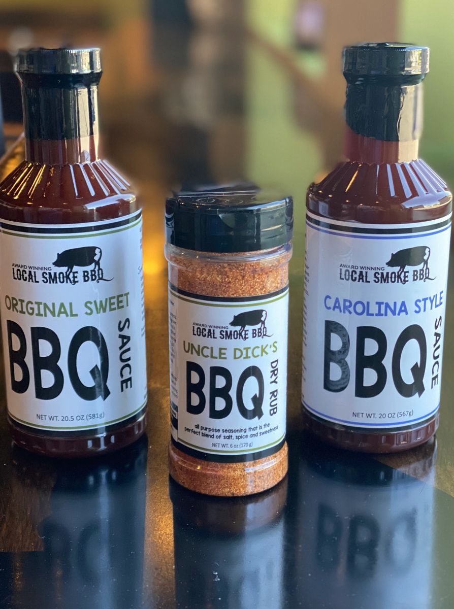 Local Smoke BBQ Bundle Sauces and 1 Rub