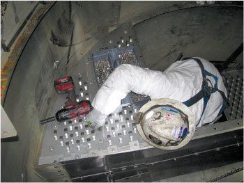 Tower Force Technicians are utilized specifically for tower tray and packing installation making for the most efficient and safe work practices.