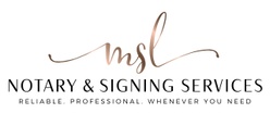 MSL Mobile Notary Signing Services