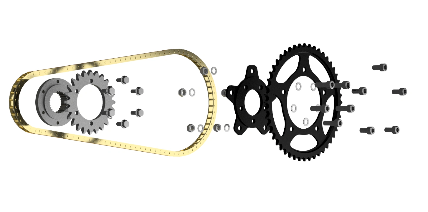 The 'Bleazey Chain Drive Conversion Kit'