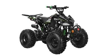 Youth ATV four wheeler with adjustable speed governor. Coolster 125cc Frame, Sacramento ATV Motors