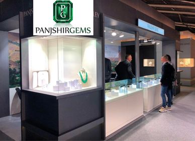baselworld exhibition gem quality emeralds from Panjshir