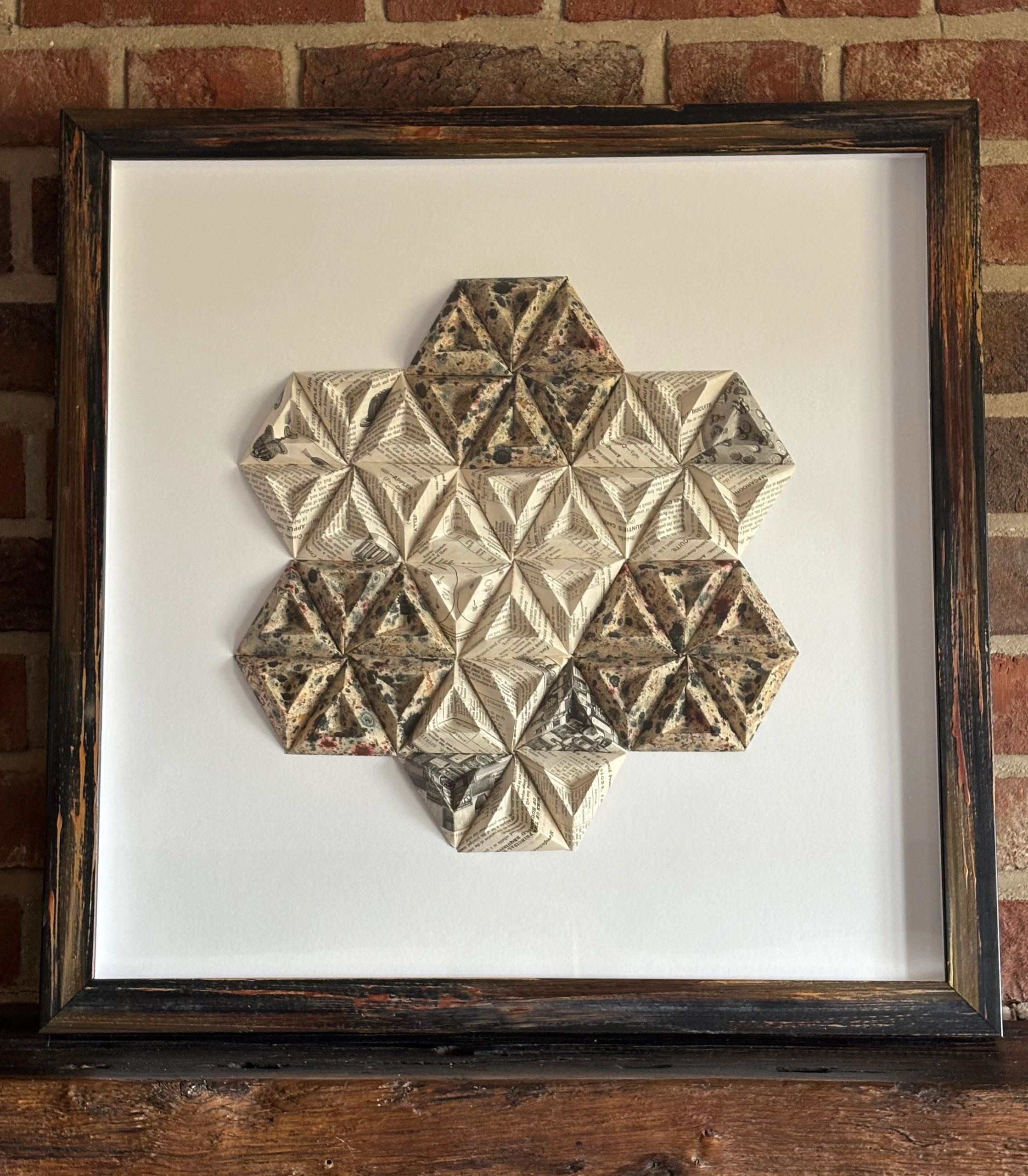 Folded Tricorne Shapes — Antique Mrs Beeton — image 1