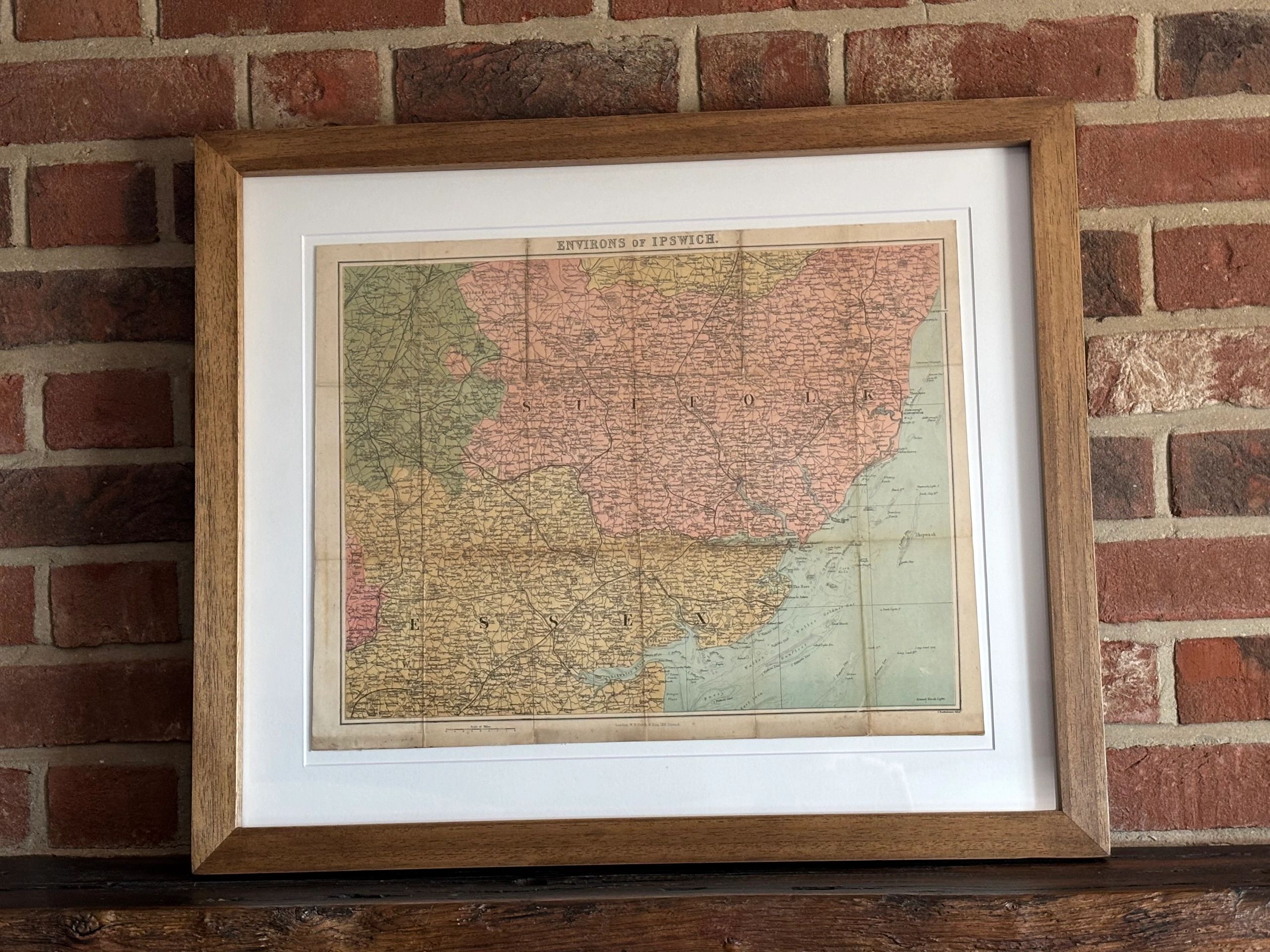 Antique Ipswich Pocket Map — image 1