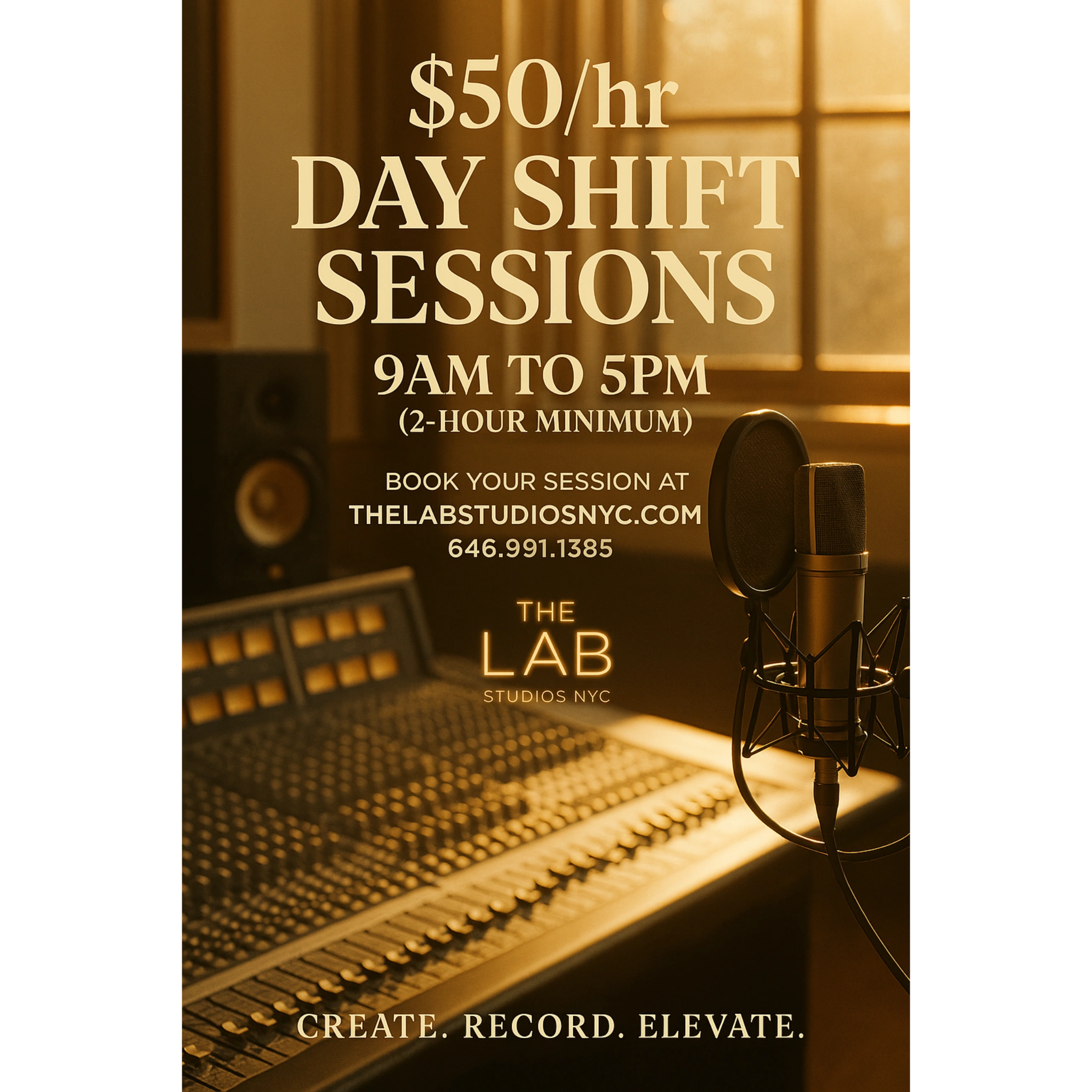 Real studio photo for TheLabStudiosNYC Recording Studio