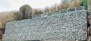 Gabion retaining wall 3 metre high