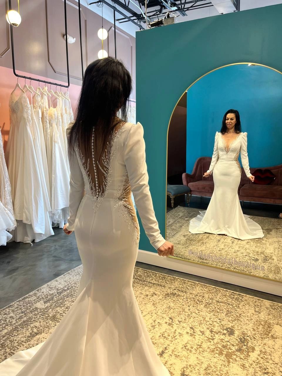 affordable wedding dress shops near me Trendy A-Line 3 Pieces Sequins Chiffon Maxi Mother of the Bride Dresses, Dusty Rose main image 0
