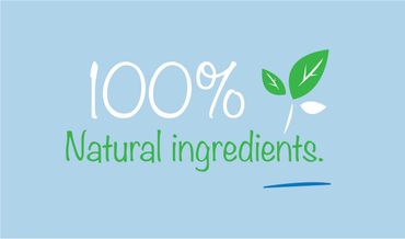 100% natural ingredients