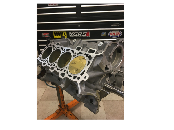 Gen3 Coyote engine build for a twin turbo Mustang.