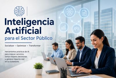 Equipo trabaja con inteligencia artificial para mejorar el sector público.