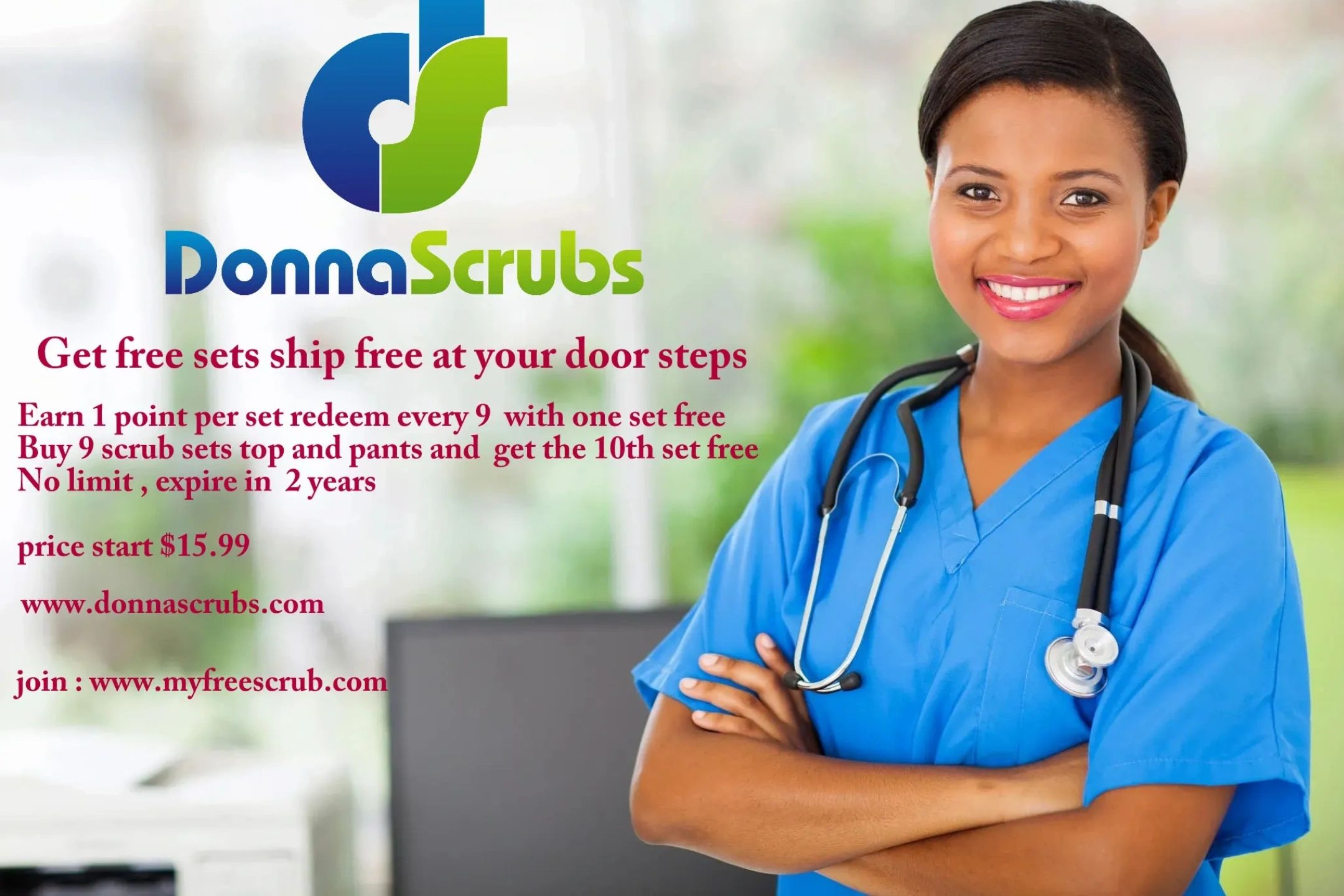 Affordable Scrubs and Uniforms at Donnascrubs