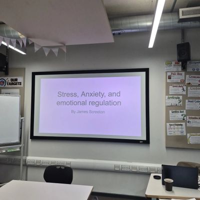 Classroom presentation on stress, anxiety, and emotional regulation.