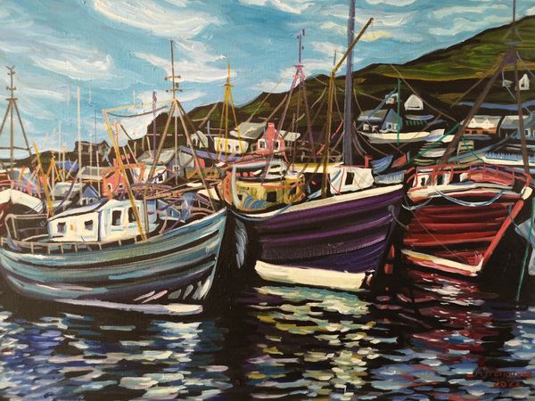 Dingle Colours. Oil on Canvas. 16 x 20.
