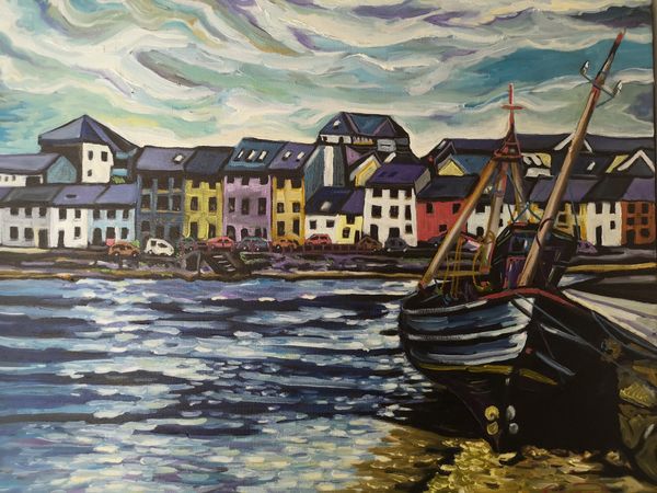 Galway Dazzles. Oil on Canvas. 16 x 20.