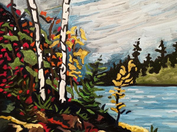 Northern Ontario Colours. Oil on Canvas. 16 x 20.