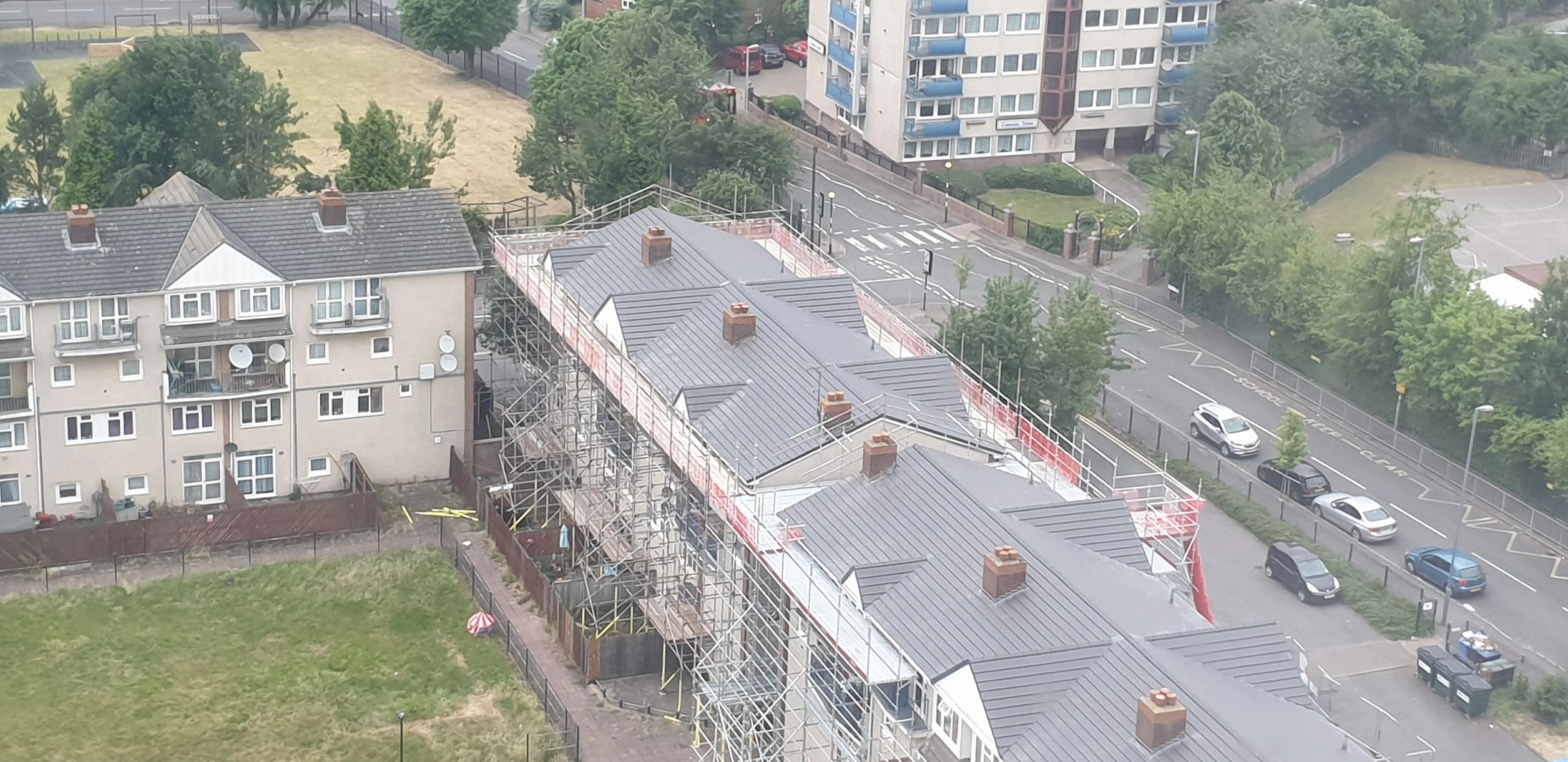 New roof installations at Rocky Lane Jun 2020