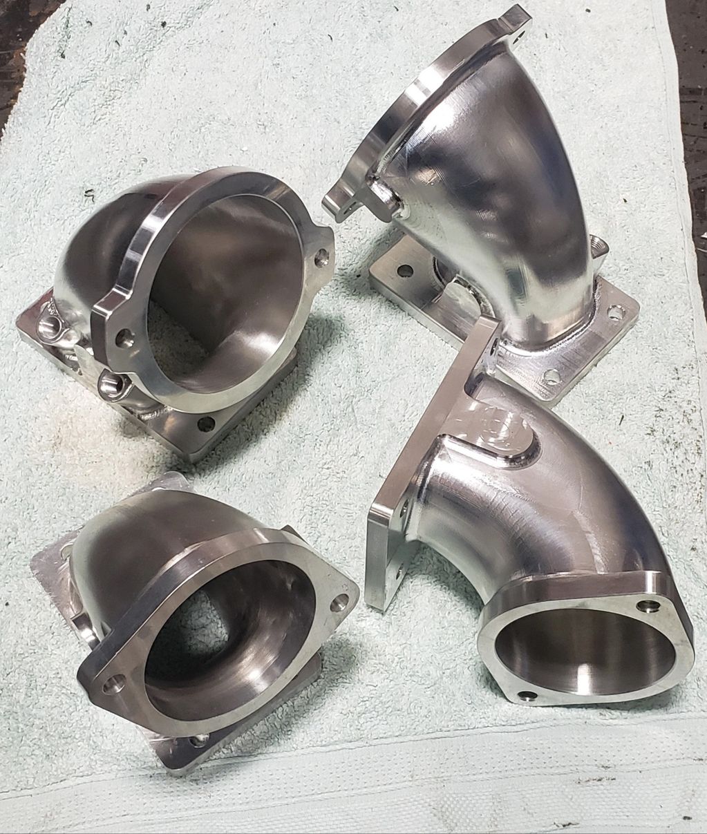 Topfuel Harley Intake Manifolds - Billet Aluminum 6061