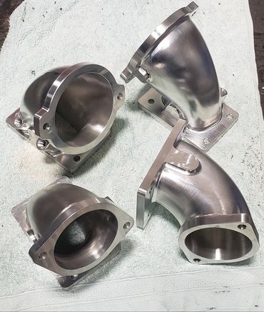 Topfuel Harley Intake Manifolds made from billet aluminum 6061
