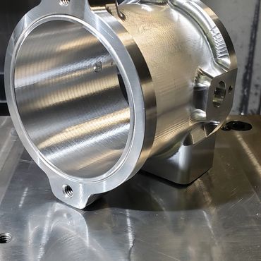 Billet cnc machined aluminum throttle body