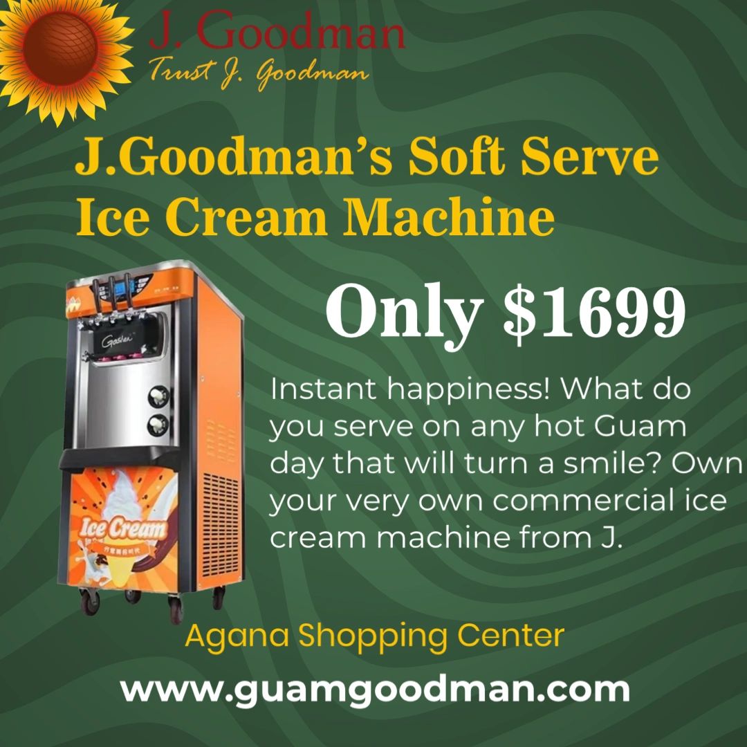 Only 1699 J, Goodman’s Commercial Ice Cream Machine