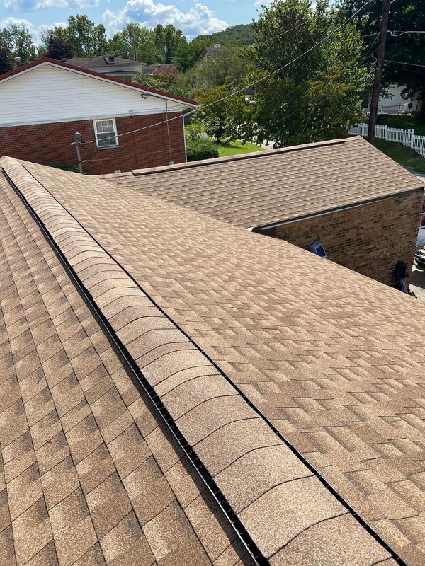 New shingled roof, installed and looking good!