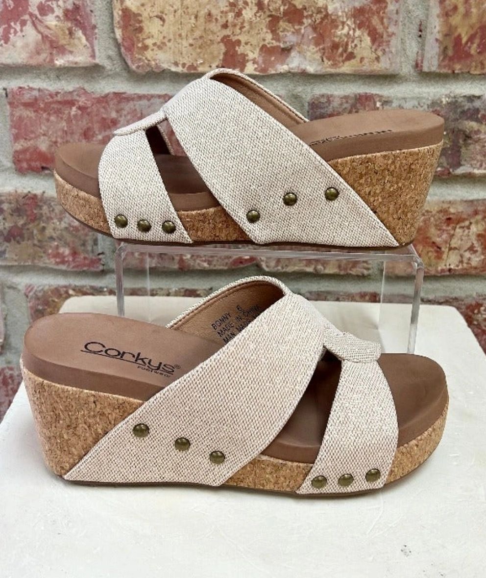 corkys pool party sandals