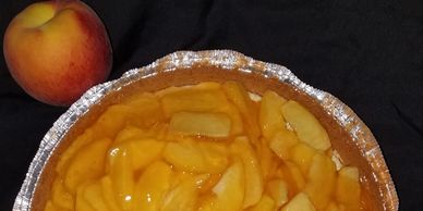 peach cheesecake
