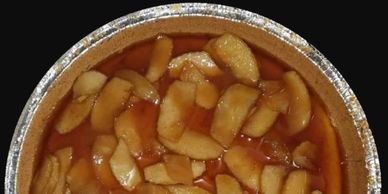 caramel apple cheesecake