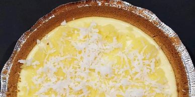 Pina Colada cheesecake!