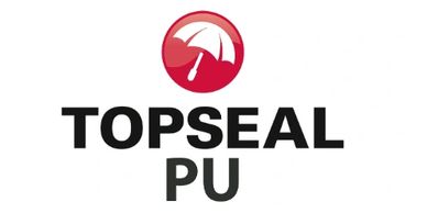 Topseal PU logo and illustration in a white background 