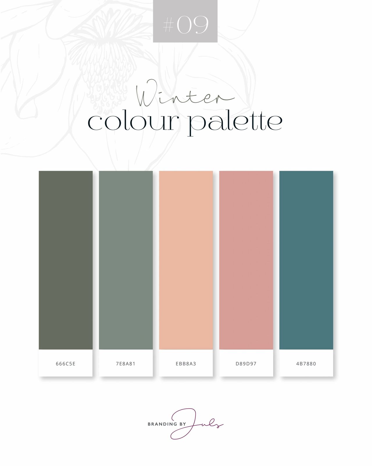 20 beautiful seasonal colour palettes for your branding