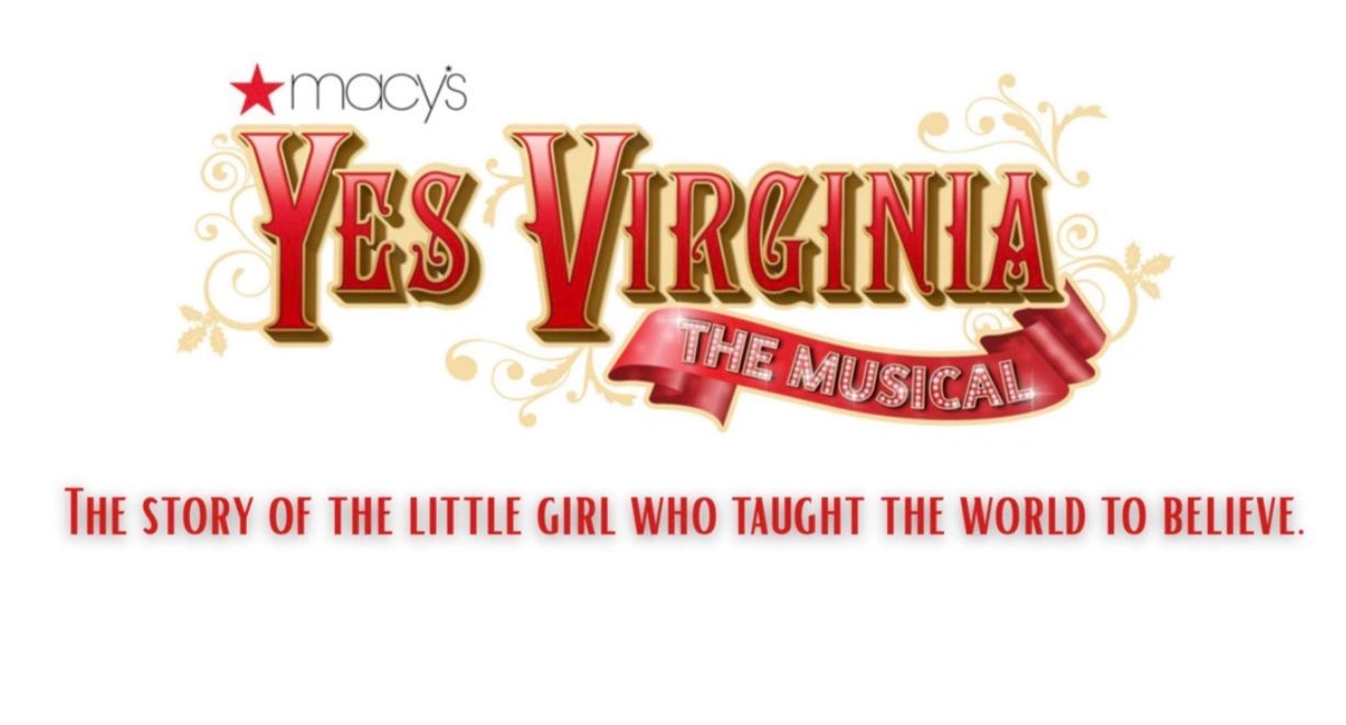 Macy's Yes Virginia The Musical logo with tagline.