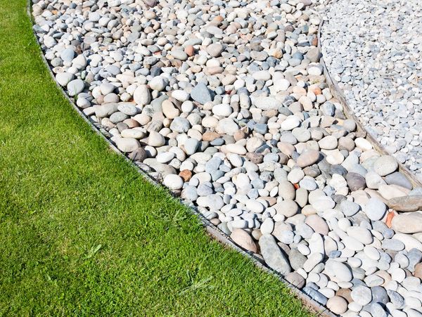 Landscaped garden patterns.