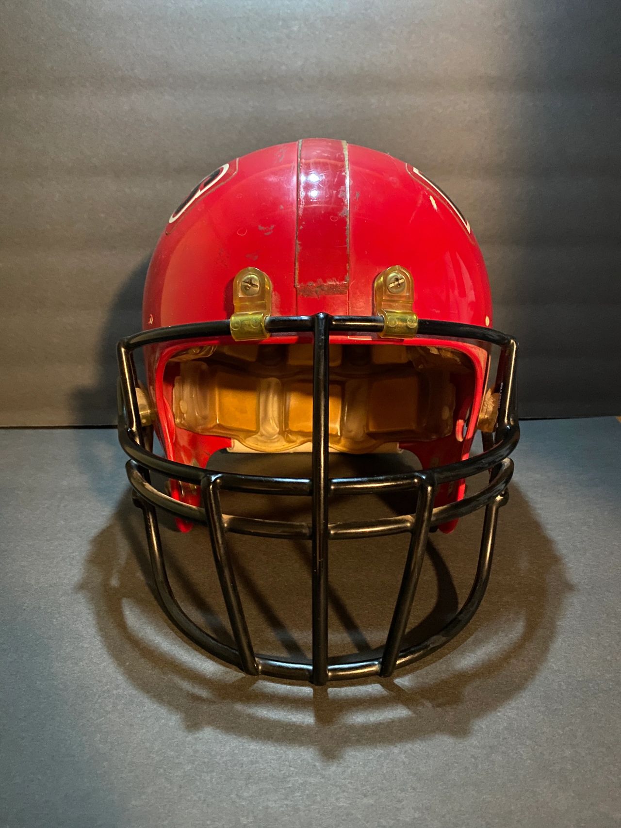 SDSU Aztecs game worn helmet 1988