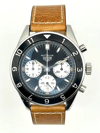 Soldier shot of TAG Autavia watch