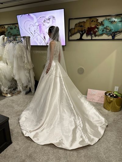 sachin and babi light blue dress Annual Free Prom Dress Event - Let us be your fairy godmother