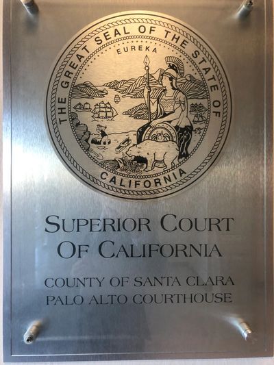 Santa Clara County Superior Court Palo Alto Courthouse.