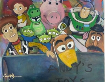 Toy Story: Andy's Toys, by Christy Hayes (instructor) (sold)