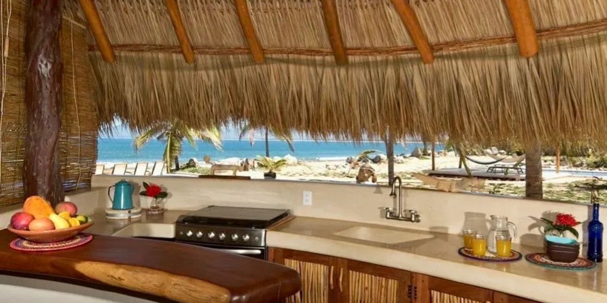 Beach ocean vacation rental Ixtapa Zihuatanejo Barra De Potosi villa luxury infinity pool Mexico